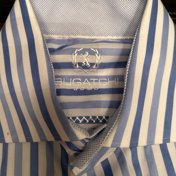 Bugatchi fine dress shirt Mens 16/40 - Picture 2 of 4